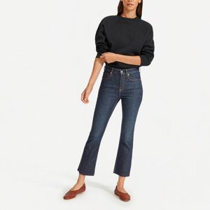 Everlane High Rise Kick Crop Raw Hem Jeans 26